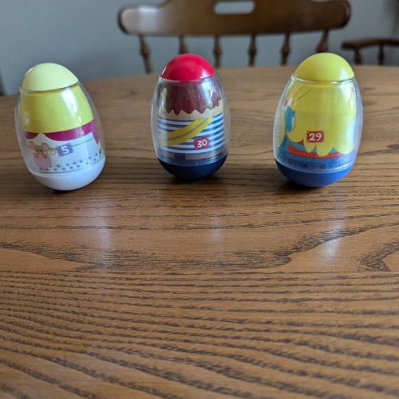 Weeble Wobbles lot of 3. GUC. - Picture 3 of 8